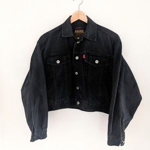 Vintage cropped denim jacket